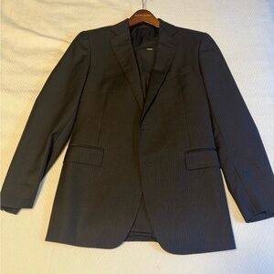 Elegant Polo Midnight Pinstripe Suit